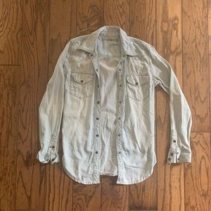 Blank NYC Button Up Denim Shirt- XS